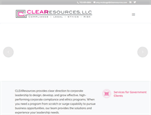 Tablet Screenshot of clearesources.com